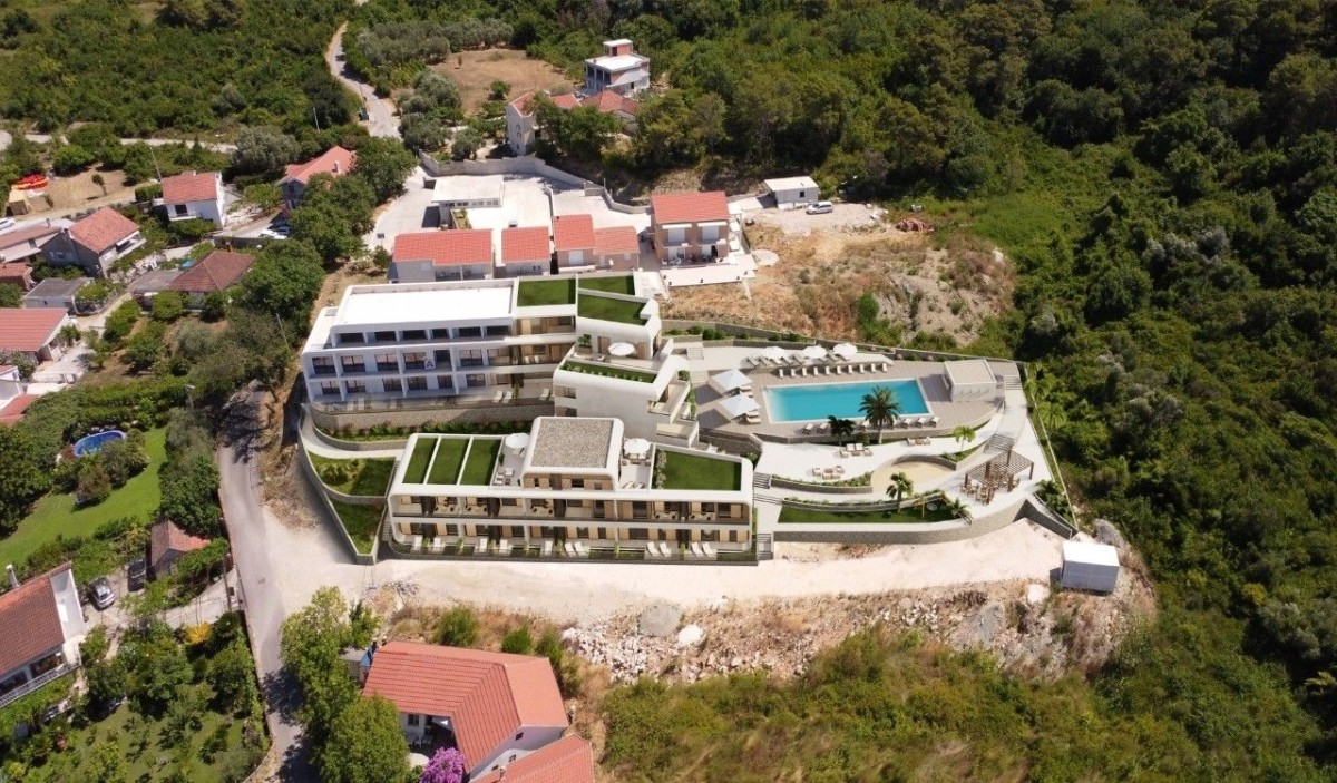 Apartments in a New Complex with Swimming Pool and Playgrounds, Tivat